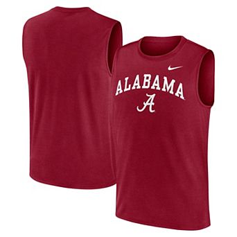 Men's Nike Crimson Alabama Crimson Tide Primetime Legend Arch Dri-FIT Muscle Tank Top