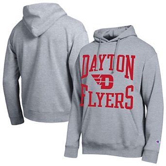 Men's Champion Heather Gray Dayton Flyers Team Hoodie