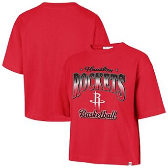 Women's '47 Red Houston Rockets Vibe Check Reed City T-Shirt