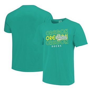 Men's Green Oregon Ducks Alumni Script Overlay T-Shirt
