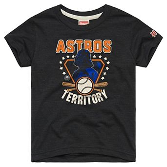 Youth Homage Charcoal Houston Astros Star Wars x MLB Dark Side T-Shirt