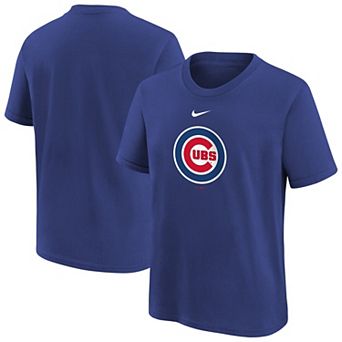 Youth Nike Royal Chicago Cubs Large Logo T-Shirt