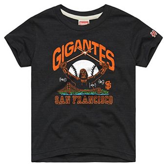 Youth Homage Charcoal San Francisco Giants Star Wars x MLB Dark Side T-Shirt