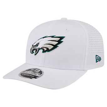 Men's New Era White Philadelphia Eagles Name Plate 9SEVENTY Adjustable Hat