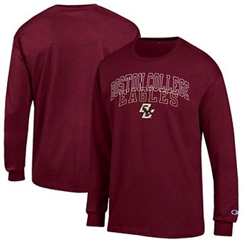 Men's Champion Maroon Boston College Eagles Team Long-Sleeve T-Shirt