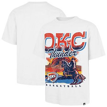 Men's '47 White Oklahoma City Thunder Regional Franklin T-Shirt