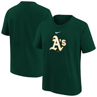 Youth Nike Green Athletics Large Logo T-Shirt