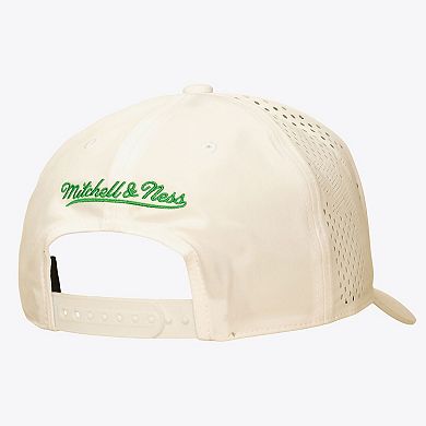 Men's Mitchell & Ness Cream Milwaukee Bucks Perfect Lightweight Pro Crown Snapback Hat