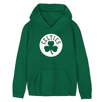 Preschool Outerstuff Kelly Green Boston Celtics Primary Logo Hoodie