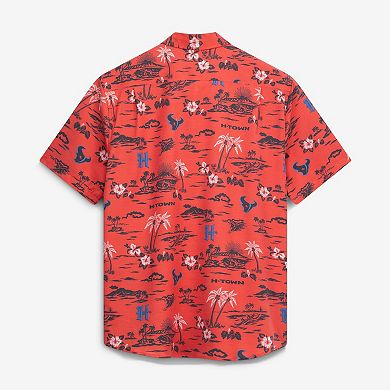 Men's Reyn Spooner Red Houston Texans Kekai Performance Button-Down Top