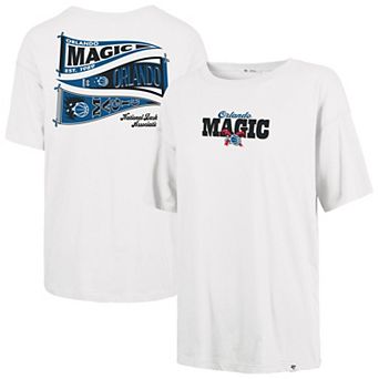 Women's '47 White Orlando Magic Bow and Banner Sadie T-Shirt