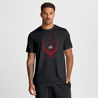 Men's Nike Black Ohio State Buckeyes Primetime Legend Football Icon Dri-FIT T-Shirt