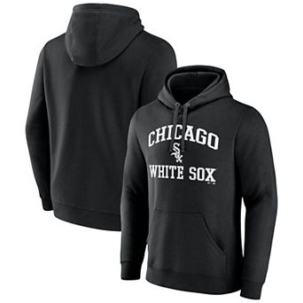 Men's Logo Athletic Black Chicago White Sox Heart & Soul Hoodie
