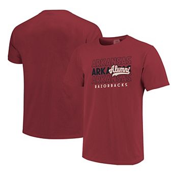 Men's Cardinal Arkansas Razorbacks Alumni Script Overlay T-Shirt
