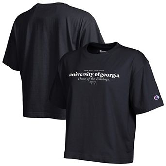 Women's Champion Black Georgia Bulldogs Home Wordmark T-Shirt