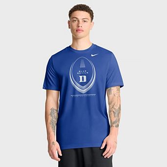 Men's Nike Royal Duke Blue Devils Primetime Legend Football Icon Dri-FIT T-Shirt