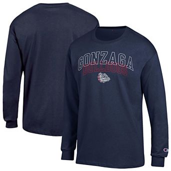 Men's Champion Navy Gonzaga Bulldogs Team Long-Sleeve T-Shirt