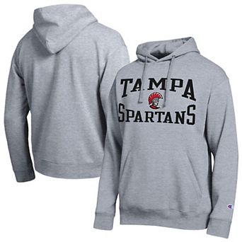 Men's Champion Heather Gray Tampa Spartans Team Hoodie