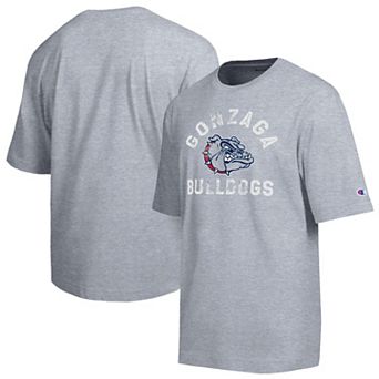 Men's Champion Heather Gray Gonzaga Bulldogs Weathered Team T-Shirt