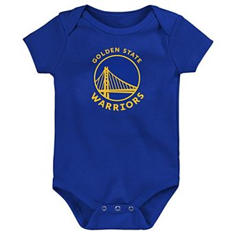 Newborn Outerstuff Royal Golden State Warriors Primary Logo Creeper