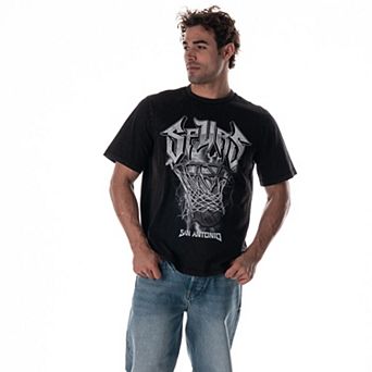Unisex The Wild Collective Black San Antonio Spurs Graffiti T-Shirt
