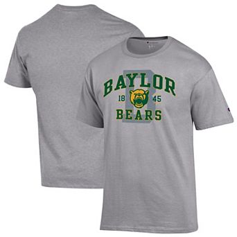 Men's Champion Heather Gray Baylor Bears Varsity T-Shirt