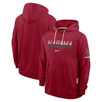 Men's Nike Crimson Alabama Crimson Tide 2026 Sideline Standard Issue Dri-FIT Hoodie