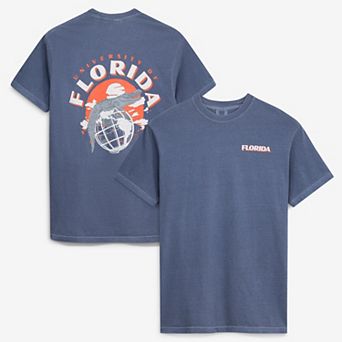 Men's Navy Florida Gators Comfort Colors Team Statue T-Shirt