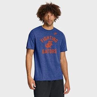 Men's Nike Heather Royal Florida Gators Legacy Mantra Tri-Blend T-Shirt