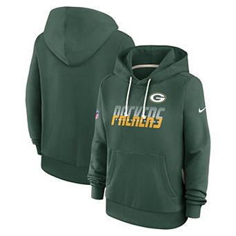 Women's Nike Green Green Bay Packers Sideline Standard Issue Dri-FIT Hoodie