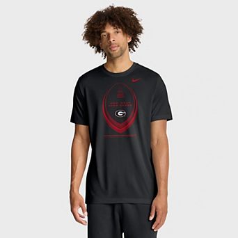 Men's Nike Black Georgia Bulldogs Primetime Legend Football Icon Dri-FIT T-Shirt
