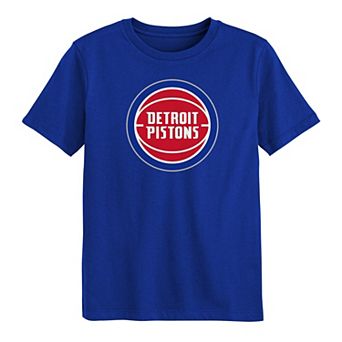 Preschool Outerstuff Blue Detroit Pistons Primary Logo T-Shirt