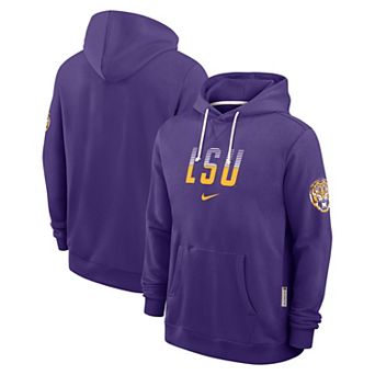 Men's Nike Purple LSU Tigers 2026 Sideline Standard Issue Dri-FIT Hoodie