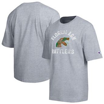 Men's Champion Heather Gray Florida A&M Rattlers Team T-Shirt