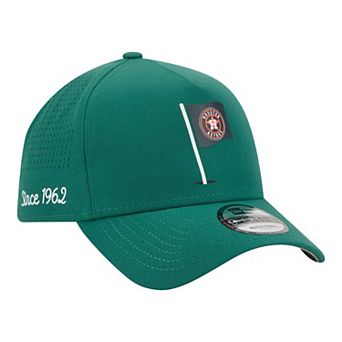 Men's New Era Green Houston Astros Pin Seeker 9FORTY A-Frame Adjustable Hat