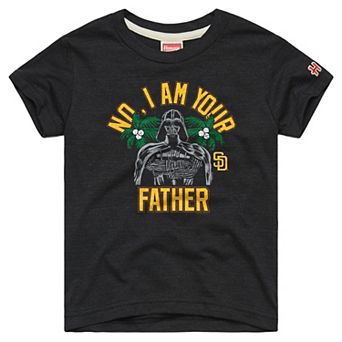 Youth Homage Charcoal San Diego Padres Star Wars x MLB Dark Side T-Shirt