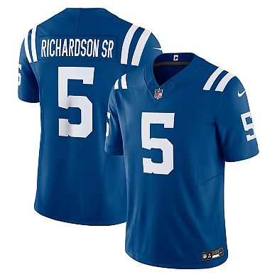 Men's Nike Anthony Richardson Sr. Royal Indianapolis Colts Vapor F.U.S.E. Limited Jersey