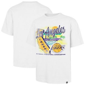 Men's '47 White Los Angeles Lakers Regional Franklin T-Shirt