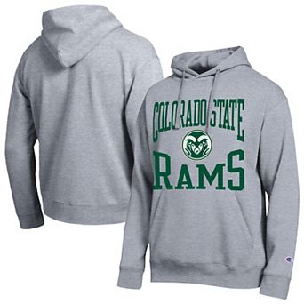 Men's Champion Heather Gray Colorado State Rams Team Hoodie