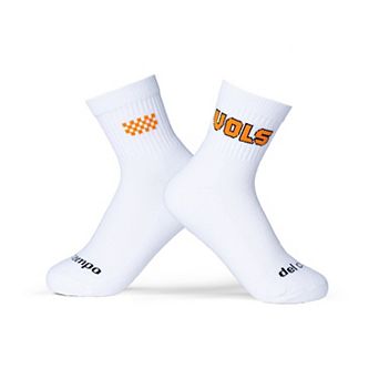 Unisex Del Campo White Tennessee Volunteers Quarter-Length Socks