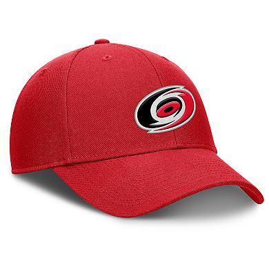 Men's Fanatics Red Carolina Hurricanes Force Adjustable Hat
