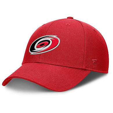 Men's Fanatics Red Carolina Hurricanes Force Adjustable Hat