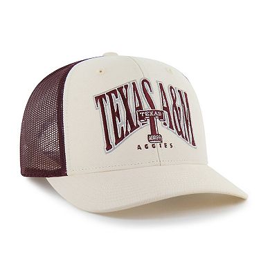 Men's '47 Natural Texas A&M Aggies Drawbridge Trucker Adjustable Hat