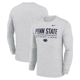 Men's Nike White Penn State Nittany Lions Sideline Velocity Dri-FIT Long Sleeve T-Shirt