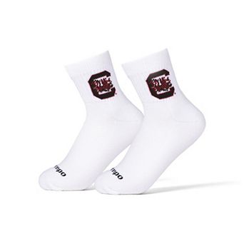 Unisex Del Campo White South Carolina Gamecocks Quarter-Length Socks