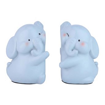 Decorative Bookends for Shelves 2 pc Creative Book Ends Modern Resin Book Stoppers with Pads