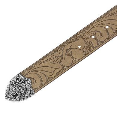 Women's Belt Retro Print Pattern Pin Buckle Belts Decoration for Dresses Skirt
