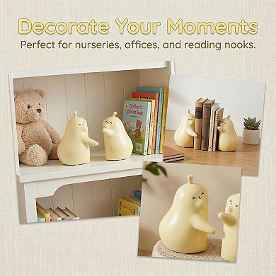Decorative Bookends Room Animal Figurine Aesthetic Book Ends Book Stoppers 2 Pcs
