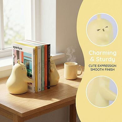 Decorative Bookends Room Animal Figurine Aesthetic Book Ends Book Stoppers 2 Pcs