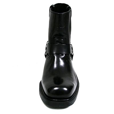 永*彦様 lad musician short engineer boots g Men's Engineer Boots Harness Genuine Leather Short Motorcycle